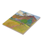 Paul Gauguin - Tahitiaans Landschap Tegeltje (Zijkant)