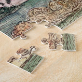 Paul Gauguin | Tahitiaans landschap (w/c op papier Legpuzzel (Zijkant)