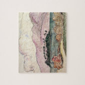 Paul Gauguin | Tahitiaans landschap (w/c op papier Legpuzzel (Verticaal)