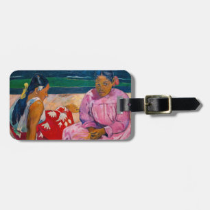 Paul Gauguin - Tahitiaanse vrouwen op het strand Bagagelabel