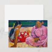 Paul Gauguin - Tahitiaanse vrouwen op het strand Bedankkaart (Voorkant / Achterkant)