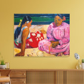 Paul Gauguin - Tahitiaanse vrouwen op het strand Canvas Afdruk (Insitu (Woonkamer))