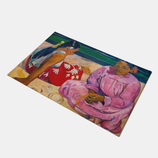 Paul Gauguin - Tahitiaanse vrouwen op het strand Deurmat (Schuin)