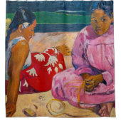 Paul Gauguin - Tahitiaanse vrouwen op het strand Douchegordijn (Voorkant)
