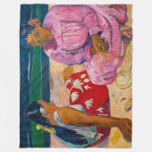 Paul Gauguin - Tahitiaanse vrouwen op het strand Fleece Deken (Voorkant)