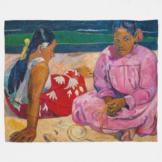 Paul Gauguin - Tahitiaanse vrouwen op het strand Fleece Deken (Voorkant (Horizontaal))