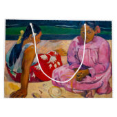 Paul Gauguin - Tahitiaanse vrouwen op het strand Groot Cadeauzakje (Achterkant)