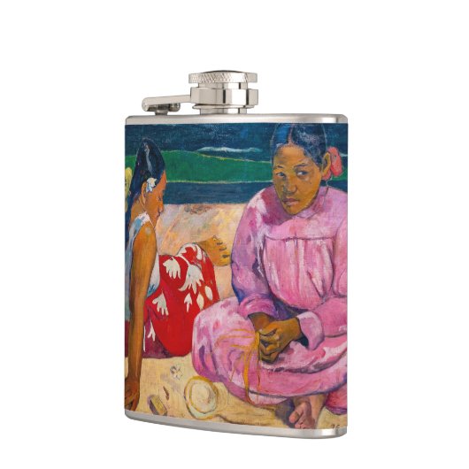 Paul Gauguin - Tahitiaanse vrouwen op het strand Heupfles (Links)