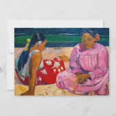 Paul Gauguin - Tahitiaanse vrouwen op het strand Kaart (Voorkant)
