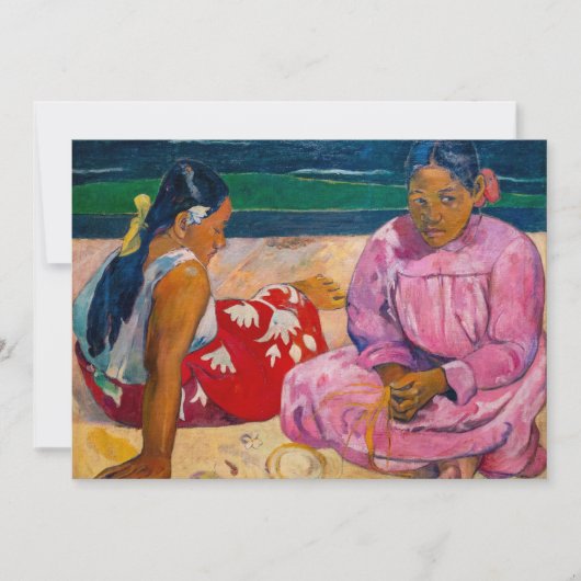 Paul Gauguin - Tahitiaanse vrouwen op het strand Kaart (Voorkant)