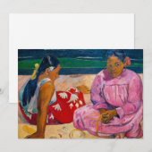 Paul Gauguin - Tahitiaanse vrouwen op het strand Kaart (Voorkant / Achterkant)