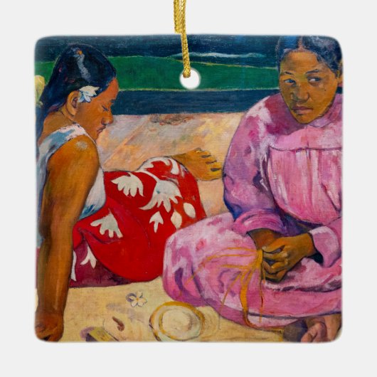 Paul Gauguin - Tahitiaanse vrouwen op het strand Keramisch Ornament (Voorkant)