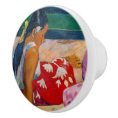 Paul Gauguin - Tahitiaanse vrouwen op het strand Keramische Knop (Rechts)