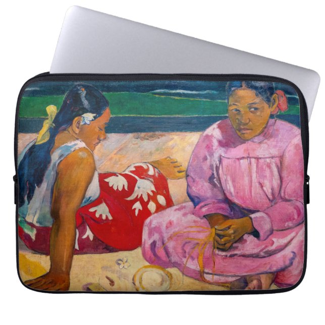 Paul Gauguin - Tahitiaanse vrouwen op het strand Laptop Sleeve (Voorkant)