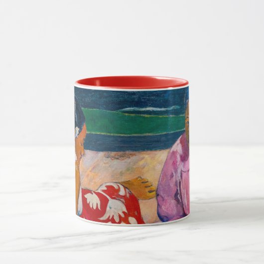 Paul Gauguin - Tahitiaanse vrouwen op het strand Mok (Midden)