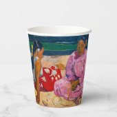 Paul Gauguin - Tahitiaanse vrouwen op het strand Papieren Bekers (Achterkant)