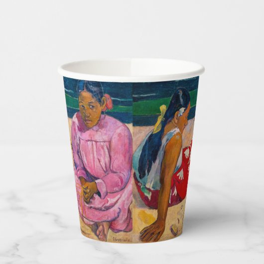 Paul Gauguin - Tahitiaanse vrouwen op het strand Papieren Bekers (Links)