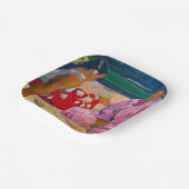 Paul Gauguin - Tahitiaanse vrouwen op het strand Papieren Bordje (Gebogen)