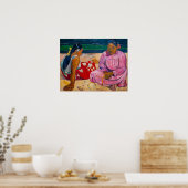 Paul Gauguin - Tahitiaanse vrouwen op het strand Poster (Keuken)