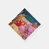 Paul Gauguin - Tahitiaanse vrouwen op het strand Servet (Hoek)