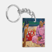 Paul Gauguin - Tahitiaanse vrouwen op het strand Sleutelhanger (Voorkant Links)