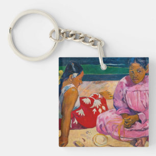 Paul Gauguin - Tahitiaanse vrouwen op het strand Sleutelhanger