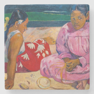 Paul Gauguin - Tahitiaanse vrouwen op het strand Stenen Onderzetter