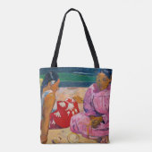 Paul Gauguin - Tahitiaanse vrouwen op het strand Tote Bag (Achterkant)