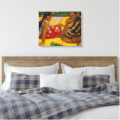 Paul Gauguin - Tahitiaanse Vrouwen / Parau Api Canvas Afdruk (Insitu (Slaapkamer))