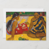Paul Gauguin - Tahitiaanse vrouwen / Parau API Kaart (Voorkant)