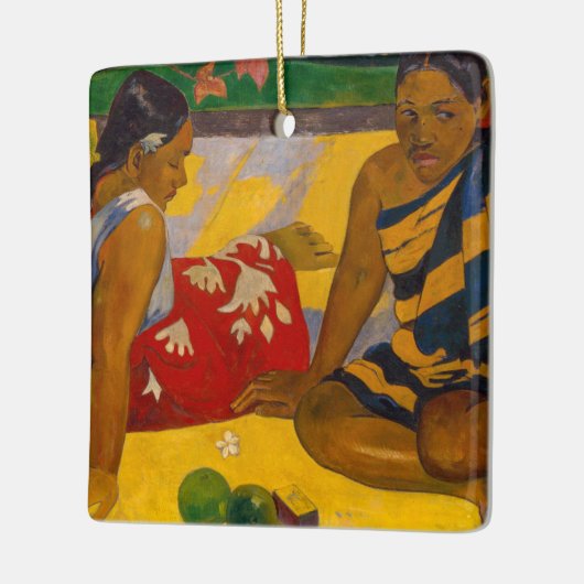 Paul Gauguin - Tahitiaanse vrouwen / Parau API Keramisch Ornament (Links)