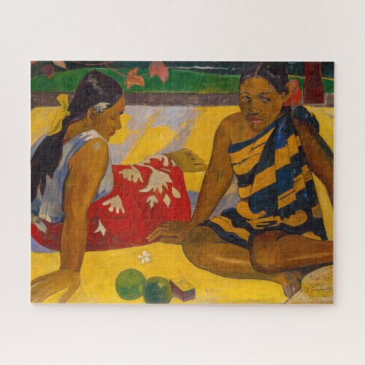 Paul Gauguin - Tahitiaanse vrouwen / Parau API Legpuzzel (Horizontaal)