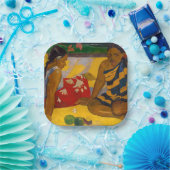 Paul Gauguin - Tahitiaanse vrouwen / Parau API Papieren Bordje (Feest)