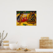 Paul Gauguin - Tahitiaanse vrouwen / Parau Api Poster (Keuken)