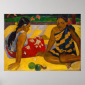 Paul Gauguin - Tahitiaanse vrouwen / Parau Api Poster (Voorkant)