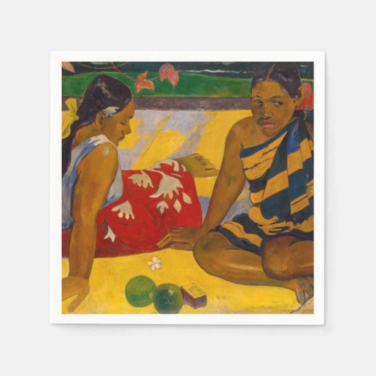 Paul Gauguin - Tahitiaanse vrouwen / Parau API Servet (Voorkant)