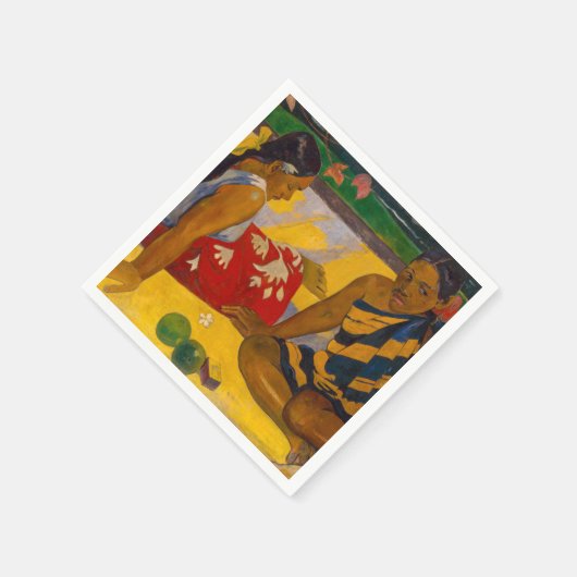 Paul Gauguin - Tahitiaanse vrouwen / Parau API Servet (Hoek)