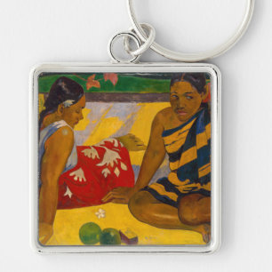Paul Gauguin - Tahitiaanse vrouwen / Parau API Sleutelhanger