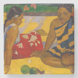 Paul Gauguin - Tahitiaanse vrouwen / Parau API Stenen Onderzetter