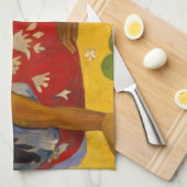 Paul Gauguin - Tahitiaanse vrouwen / Parau API Theedoek (Quarter Fold)