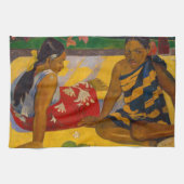 Paul Gauguin - Tahitiaanse vrouwen / Parau API Theedoek (Horizontaal)