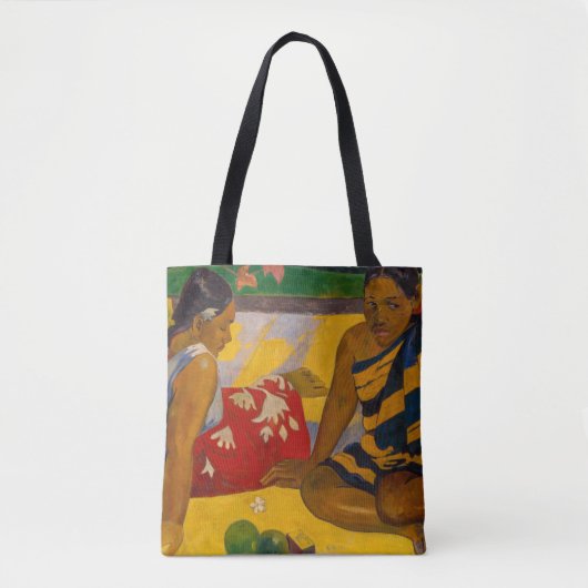 Paul Gauguin - Tahitiaanse vrouwen / Parau API Tote Bag (Voorkant)
