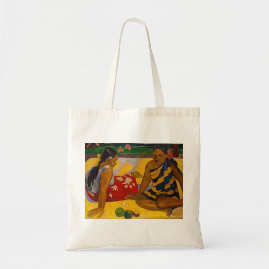 Paul Gauguin - Tahitiaanse vrouwen / Parau API Tote Bag (Voorkant)