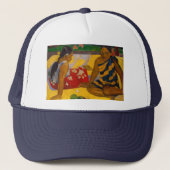 Paul Gauguin - Tahitiaanse vrouwen / Parau API Trucker Pet (Voorkant)