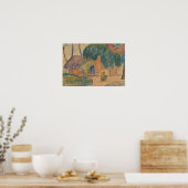 Paul Gauguin - Tahitian Hut Poster (Keuken)