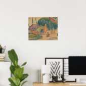 Paul Gauguin - Tahitian Hut Poster (Thuiskantoor)