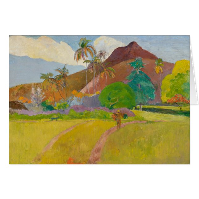 Paul Gauguin - Tahitian Landscape (Voorkant Horizontaal)