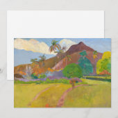 Paul Gauguin - Tahitian Landscape Bedankkaart (Voorkant / Achterkant)