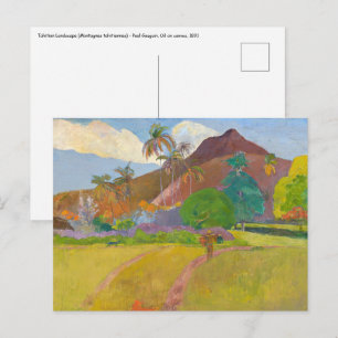 Paul Gauguin - Tahitian Landscape Briefkaart