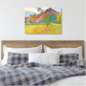 Paul Gauguin - Tahitian Landscape Canvas Afdruk (Insitu (Slaapkamer))